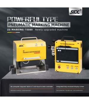 SFX 150*80mm Pneumatic Marking Machine Dot Peen Marking Machine VIN Code Frame Nameplate Engraving Machine